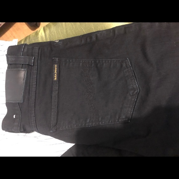Nudie High Kai Black Black Jeans Size 32 women’s. New! - Picture 4 of 8
